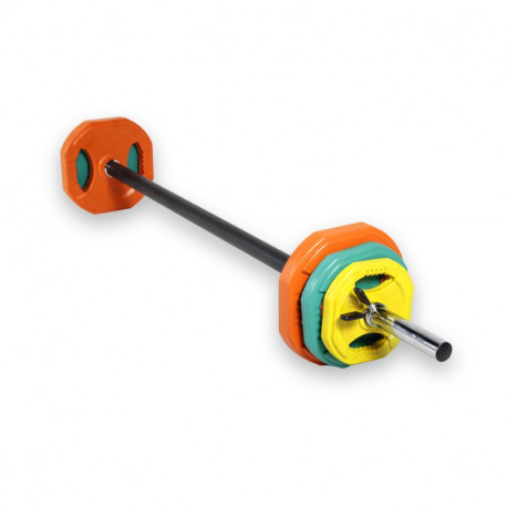 Kit Body Pump 30mm - Bar + 2 calipers + 2 discs of 1.5 kg, 2.5 kg and 5kg