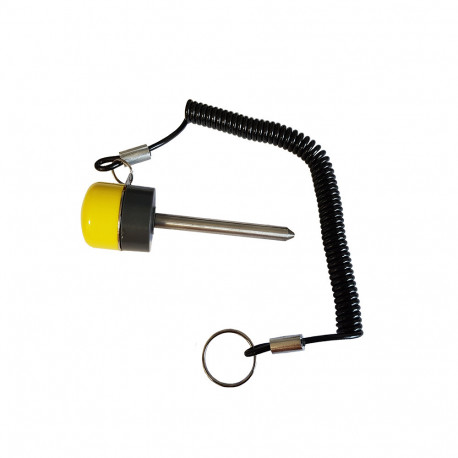 Skewer selector magnetic Ø8mm by 72mm long with rope type Technogym