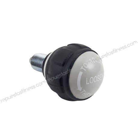 sourcing map M16 Pull Pin Molla Manopola Parti di Ricambio per la Casa Fitness Altezza Viti di Regolazione Attrezzatura Nero Rosso 2pcs
