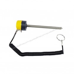 Magnetic selector skewer Ø8mm by 120mm long with Technogym type rope