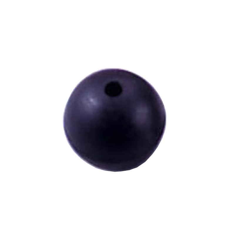 Bola/pelota freno goma/caucho Ø38mm - para cable de Ø5 y Ø6mm