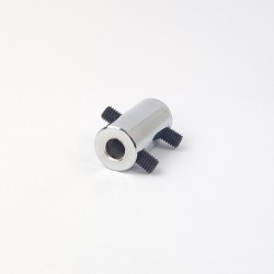 Fastening ring chrome plated for cable Ø5mm