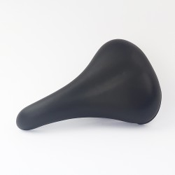 Black spinning bike saddle...