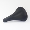 Black spinning bike saddle 26.5 x 17.5 cm for 22-23mm tube