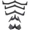 Set of 5 ergonomic pulley  professional grips